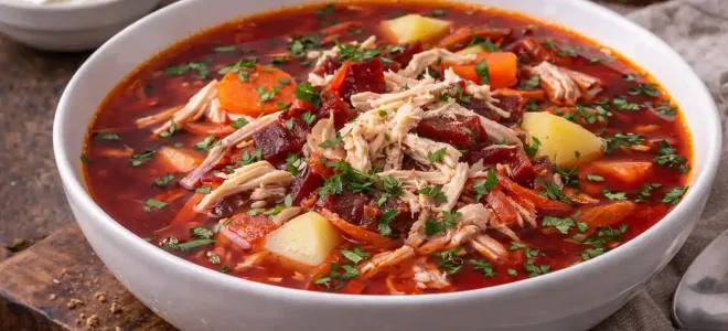 Как приготовить борщ с курицей: простой домашний вариант