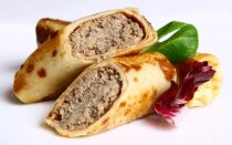 Рецепт мясных блинчиков на кефире