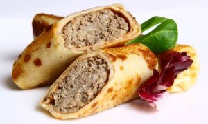 Рецепт мясных блинчиков на кефире