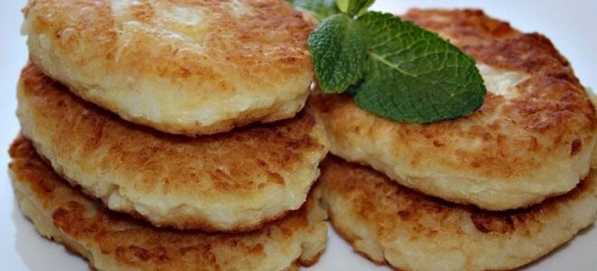 Рецепт оладий из манной каши