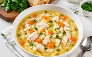 Суп с рисом и курицей на каждый день простой и вкусный