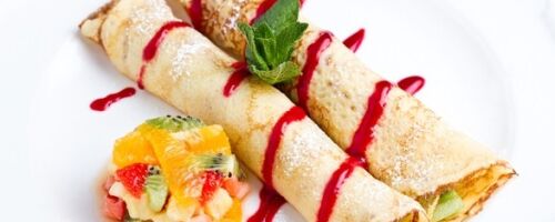 Творожные блины, запеченные в духовке