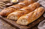 Французский багет с хрустящей корочкой и воздушным мякишем