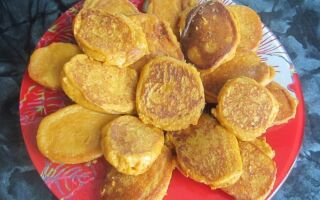 Рецепт оладий из кабачковой икры